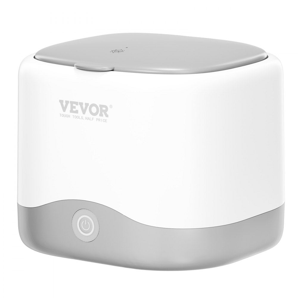 VEVOR Ultrasonic Cleaner for Dentures, 200ML Retainer Cleaner Machine with UV Light, 30W Cleaning Machine for Dental, Retainer, Aligner, Braces, Mouth Guards, Toothbrush Head, Shaver Head, Jewelry