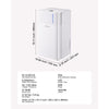 VEVOR 30 Pints Dehumidifier for Home & Basement, Drain Hose for Commercial & Industrial Use, Smart Humidity Control, Low Noise for Large Rooms, Warehouses, Bedrooms & Storage, Large Coverage,White