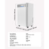 VEVOR 35 Pints Dehumidifier for Home & Basement, Drain Hose for Commercial & Industrial Use, Smart Humidity Control, Low Noise for Large Rooms, Warehouses, Bedrooms & Storage, Large Coverage,White
