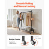 VEVOR Clothes Rack, Rolling Clothing Garment Rack with Hanging Rod and Side Hooks, 198 lbs Load Capacity, Heavy Duty Carbon Steel Clothing Racks with Wheels, Ideal for Bedroom, Laundry, Living Room