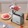 VEVOR Meat Grinder, 3 Lbs/Min Capacity Electric Meat Grinders with Blade, Grinding Plate, Sausage Maker, Kubbe Kit, Burger Press, Chopper Attachment, Stainless Steel Meat Mincer for Home Kitchen