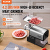 VEVOR Meat Grinder, 4.2 Lbs/Min Capacity Electric Meat Grinders with Blade, Grinding Plate, Sausage Maker, Kubbe Kit, Stainless Steel Meat Mincer for Home Kitchen
