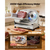 VEVOR Meat Slicer, 7.5" Electric Deli Slicer with SUS420 Blade & 0-0.6" Adjustable Thickness, 200W Home Food-Slicer for Frozen Meat, Ham, Baguett, Steak, UL Approved