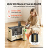VEVOR Cordless Radiant Kerosene Heater, 10000 BTU Portable Space Heater, for Home, Garage, Camping, Workshop, Emergency, Outdoor Activity, with Flame Control, Tip-Over Shutoff, Funnel, Batteries