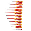 VEVOR Insulated Screwdriver Set, 11-Piece Professional Electrical Screwdriver Set, 1000V Insulated Electrician Tool Set, with Magnetic Phillips Slotted Pozi Tips, Voltage Tester, for Electricians