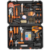 VEVOR Tool Kit, 146 Piece General Household Hand Tool Set, with Electric Drill and Portable Tool Storage Case, High-Quality Steel, for Home Maintenance, DIY Projects, and Automotive Repair