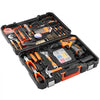 VEVOR Tool Kit, 146 Piece General Household Hand Tool Set, with Electric Drill and Portable Tool Storage Case, High-Quality Steel, for Home Maintenance, DIY Projects, and Automotive Repair