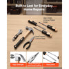 VEVOR Tool Kit 521-Piece General Household Tool Kit for Home Maintenance, For Everyday House Repairs, DIY Projects, with Portable Storage Case, High-Quality Steel, with Cordless Drill, Bits, Hammer