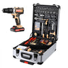 VEVOR Tool Kit 521-Piece General Household Tool Kit for Home Maintenance, For Everyday House Repairs, DIY Projects, with Portable Storage Case, High-Quality Steel, with Cordless Drill, Bits, Hammer
