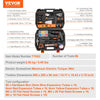VEVOR Tool Kit, 96 Piece General Household Hand Tool Set, with Cordless Screwdriver and Portable Tool Storage Case, High-Quality Steel, for Home Maintenance, DIY Projects, and Automotive Repair