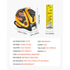 VEVOR 2 Packs Tape Measure 25 ft Length, Measuring Tape with Retractable, Imperial and Metric ft/m Dual-Scale & ABS Case & Easy Read Steel Measurement Tool,for Outdoor,Decoration