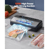 VEVOR Vacuum Sealer Machine, 80Kpa 120W Powerful Compact Food Sealer, 7-in-1 Multi-Functional Food Vacuum Sealer, Automatic Air Sealing System with Built-in Cutter with 10 Vacuum Bags & 1 Bag Roll