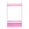 VEVOR Kids Dress Up Storage, with Mirror, Toddler Costume Wardrobe with Drawer, Dress Up Wardrobe Closet for Little Girls, Pretend Storage Dresser, Costume Organizer, for Bedroom, Kids Room, Pink