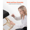 VEVOR Ergonomic Kneeling Chair, Wooden Posture Knee Chair with Thick Foam Cushions and Solid Wood Frame, Adjustable Height, Natural Relief for Neck or Back Pain, Ideal for Home, Office or Meditation