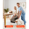 VEVOR Ergonomic Kneeling Chair, Wooden Posture Knee Chair with Thick Foam Cushions and Solid Wood Frame, Adjustable Height, Natural Relief for Neck or Back Pain, Ideal for Home, Office or Meditation