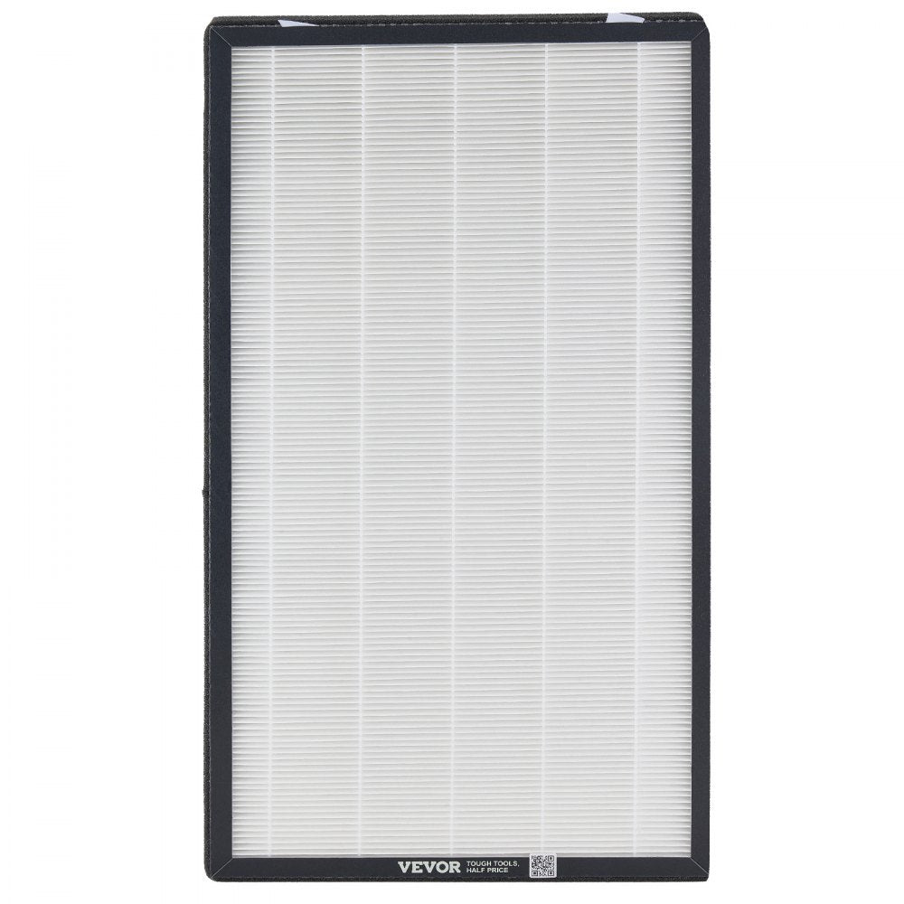 VEVOR Air Purifier Replacement Filter, H13, 2-in-1 Compact & Lightweight Replacement Filter with Non-Woven Fabric, Easy-to-Install Purifier Filter with Activated Carbon, Fit for Square Purifier