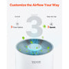 VEVOR Air Purifier, H11 HEPA Layer, 1100 ft²/h Smart Air Purifier with Speed Control & Child Lock Guard, Efficient Air Cleaner with Convenient Touch Panel & 25 dB Sleep Mode, Fit for Home & Office