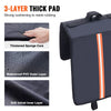 VEVOR Tailgate Bike Pad, 53" Truck Tailgate Pad Carry 5 Mountain Bikes, Tailgate Protection Pad with Reflective Strips and Tool Pockets, Tailgate Pad with Camera Opening for Mid-Size Pickup Trucks