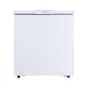 VEVOR Chest Freezer, 5 Cu.ft Compact Deep Freezer, Free Standing Top Open Door Chest Freezers with 2 Removable Baskets & Adjustable Thermostat - Energy Saving, Low Noise & Garage Ready, White