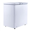 VEVOR Chest Freezer, 5 Cu.ft Compact Deep Freezer, Free Standing Top Open Door Chest Freezers with 2 Removable Baskets & Adjustable Thermostat - Energy Saving, Low Noise & Garage Ready, White