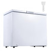 VEVOR Chest Freezer, 6.7 Cu.ft Compact Deep Freezer, Free Standing Top Open Door Chest Freezers with 2 Removable Baskets & Adjustable Thermostat - Energy Saving, Low Noise & Garage Ready, White