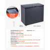 VEVOR Chest Freezer, 6.7 Cu.ft Compact Deep Freezer, Free Standing Top Open Door Chest Freezers with 2 Removable Baskets & Adjustable Thermostat - Energy Saving, Low Noise & Garage Ready, Black