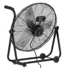 VEVOR Industrial Shop Fan, 24 Inch Floor Drum Fan, High Velocity 7500 CFM, Heavy Duty Aluminum Blades, 3 Speeds, 360 Degree Tilt, Ideal for Commercial, Garage, Warehouse, Basement, Workshop, Black