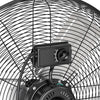 VEVOR Industrial Shop Fan, 24 Inch Floor Drum Fan, High Velocity 7500 CFM, Heavy Duty Aluminum Blades, 3 Speeds, 360 Degree Tilt, Ideal for Commercial, Garage, Warehouse, Basement, Workshop, Black