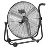 VEVOR Industrial Shop Fan, 24 Inch Floor Drum Fan, High Velocity 7500 CFM, Heavy Duty Aluminum Blades, 3 Speeds, 360 Degree Tilt, Ideal for Commercial, Garage, Warehouse, Basement, Workshop, Black