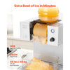 VEVOR Snowflake Ice Machine, 88LBS/24H Snowflake Ice Maker, Ice-Shaver Machine with Stainless Steel Blade, Electric Snow Cone Maker with 0.48 Gal Tank, 90S Fast Pre-Cooling, for Home & Small Gathering