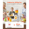 VEVOR Snowflake Ice Machine, 88LBS/24H Snowflake Ice Maker, Ice-Shaver Machine with Stainless Steel Blade, Electric Snow Cone Maker with 0.48 Gal Tank, 90S Fast Pre-Cooling, for Home & Small Gathering