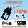 VEVOR Automatic Fuel Nozzle, 3/4" NPT Inlet Thread & 13/16" Spout, 11 GPM Max Flow Rate, Auto Shut Off, Aluminum & PVC Gas Pump Handle with 360° Swivel for Gasoline Diesel Kerosene Biodiesel Refilling