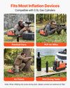 VEVOR PCP Air Compressor 4500PSI PCP Airgun Compressor & External Converter, Manual Stop 250W DC12V/AC120V Portable Paintball Tank Compressors for Air Rifle, Scuba Diving Bottle