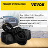 VEVOR 1-1/4\" x 31.5\' Kinetic Recovery & Tow Rope, 52,300 lbs, Heavy Duty Nylon Double Braided Kinetic Energy Rope, for Truck Off-Road Vehicle ATV UTV, Carry Bag Included, Black