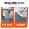 VEVOR Carpet Protection Film, 24" x 200' Floor and Surface Shield with Self Adhesive Backing & Easy Installation, Polyethylene Adhesive Car Mat Protector Roll for Construction & Renovation