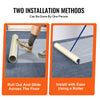 VEVOR Carpet Protection Film, 36" x 200' Floor and Surface Shield with Self Adhesive Backing & Easy Installation, Polyethylene Adhesive Car Mat Protector Roll for Construction & Renovation