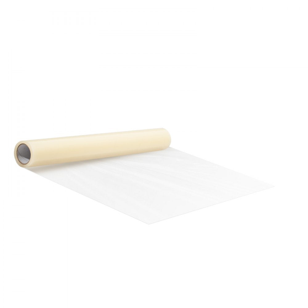 VEVOR Carpet Protection Film, 36" x 200' Floor and Surface Shield with Self Adhesive Backing & Easy Installation, Polyethylene Adhesive Car Mat Protector Roll for Construction & Renovation