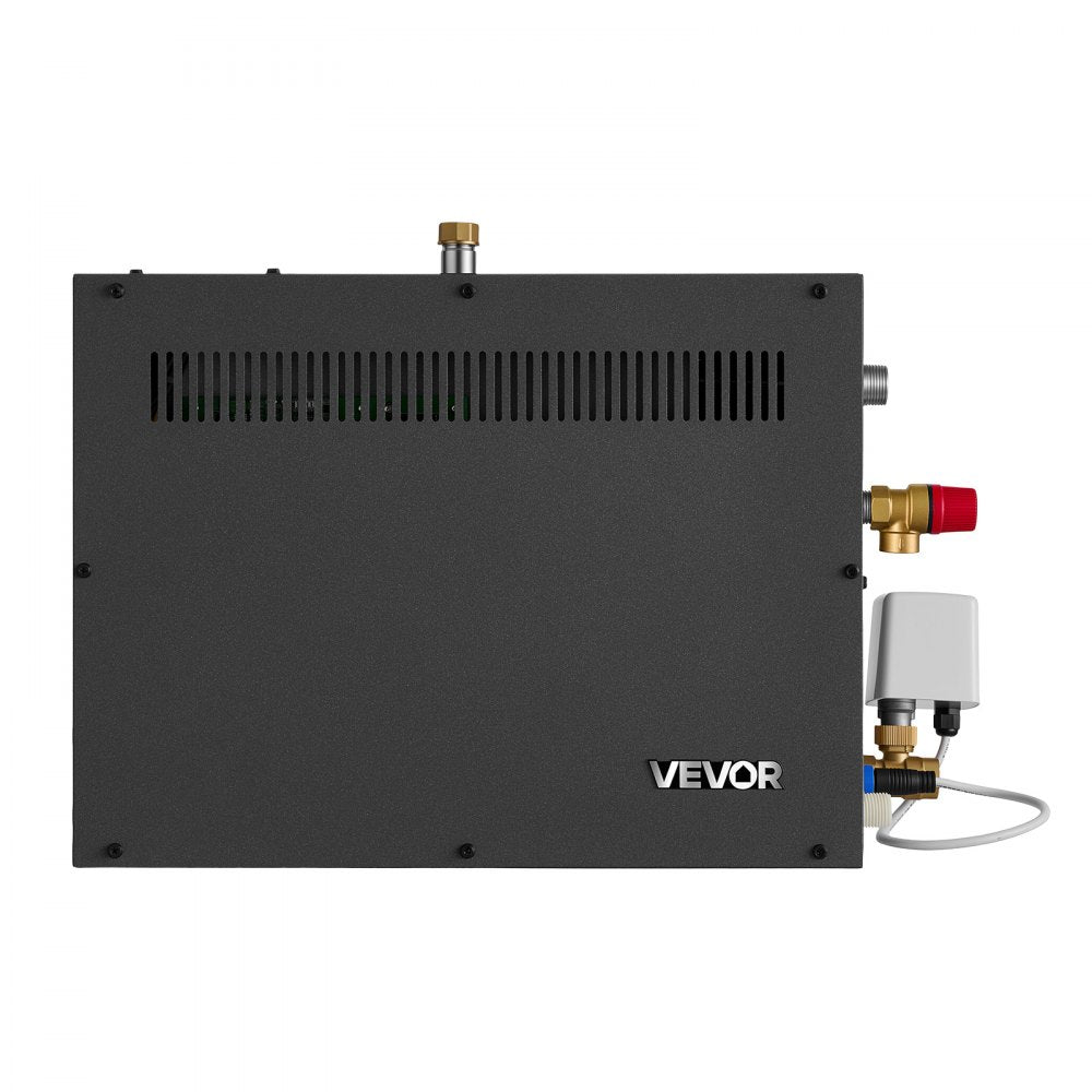 VEVOR Steam Generator, 11 kW Home Steam Shower System with Preheat Mode, For Bathrooms, Sauna Rooms, Spa, Direct Water Connection, Touch Control, Auto Fill & Drain, 77-131°F, 24H Timer, 247-388 ft³
