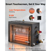 VEVOR Steam Generator, 6 kW Home Steam Shower System with Preheat Mode, For Small Bathrooms & Sauna Rooms, Direct Water Connection, Touch Control, Auto Fill & Drain, 77-131°F, 24H Timer, 141-212ft³