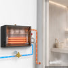 VEVOR Steam Generator, 9 kW Home Steam Shower System with Preheat Mode, For Bathrooms, Sauna Rooms, Spa, Direct Water Connection, Touch Control, Auto Fill & Drain, 77-131°F, 24H Timer, 212-318 ft³