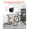 VEVOR Bike Rack, Fits Tire Width 3 Inch/76.2 mm, Carbon Steel Double-Sided Grid Bike Rack Stand, Freestanding Bicycle Storage Holder for Curbside, Garage, Indoor, Outdoor Parking, 6-Bicycle Capacity