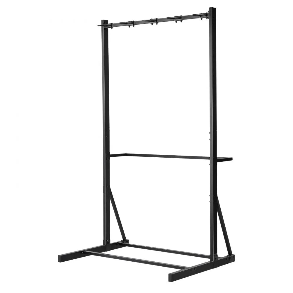 VEVOR Bike Rack, 300LBS/136KG Capacity for up to 5 Bikes, Freestanding Bike Storage Rack, Carbon Steel Vertical Bicycle Stand for Home, Yard, Garage, Living Room, Indoor/Outdoor Bicycle Storage Stand