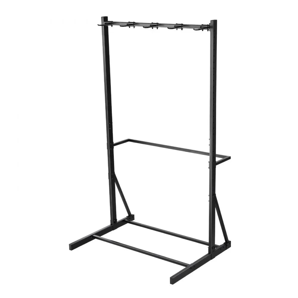 VEVOR Bike Rack, 300LBS/136KG Capacity for up to 5 Bikes, Freestanding Bike Storage Rack, Carbon Steel Vertical Bicycle Stand for Home, Yard, Garage, Living Room, Indoor/Outdoor Bicycle Storage Stand