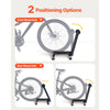VEVOR Bike Racks 2 Pack, Fits 20 to 29 Inch Mountain & Road Bikes, Alloy Steel Rust-Resistant Bike Floor Stand Rack, Foldable Bicycle Stand for Entryway, Garage, Home Bikes Parking & Storage, Black