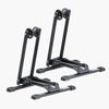 VEVOR Bike Racks 2 Pack, Fits 20 to 29 Inch Mountain & Road Bikes, Alloy Steel Rust-Resistant Bike Floor Stand Rack, Foldable Bicycle Stand for Entryway, Garage, Home Bikes Parking & Storage, Black