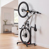 VEVOR Bike Stand 2 Pack, Freestanding Vertical & Horizontal Bike Storage Rack, with Lockable Casters, Height Adjustable Carbon Steel Upright Garage Bicycle Floor Stand, for 20-29 in Wheels, Black