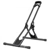 VEVOR Bike Stand, Foldable Freestanding Bike Storage Rack, Carbon Steel Garage Bicycle Floor Stand, Fits 20-29 in Wheel Diameters, Drill-Free Installation, Ideal for Garage, Apartment, Home, Black