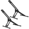 VEVOR Bike Stand 2 Pack, Foldable Freestanding Bike Storage Rack, Carbon Steel Garage Bicycle Floor Stand, Fits 20-29 in Wheel Diameters, Drill-Free Installation, for Garage, Apartment, Home, Black
