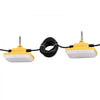 VEVOR 50FT Construction String Lights, 75W 7500LM, 5PCs String Work Light, 5000-5500K, IP65 Waterproof, with Hanging Hooks, for Construction Site, Temporary Lighting Indoor & Outdoor, ETL Listed