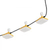 VEVOR 50FT Construction String Lights, 75W 7500LM, 5PCs String Work Light, 5000-5500K, IP65 Waterproof, with Hanging Hooks, for Construction Site, Temporary Lighting Indoor & Outdoor, ETL Listed